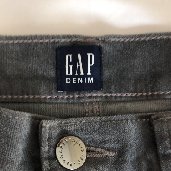 Women’s size 29 gap true skinny gray corduroy pants - Picture 7 of 11